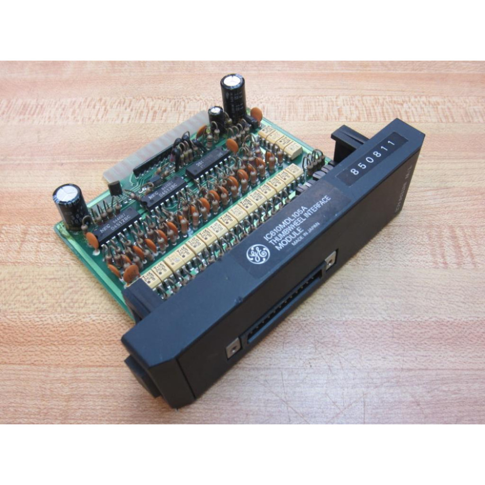 General Electric IC610MDL105A GE Thumbwheel Interface Module - Used