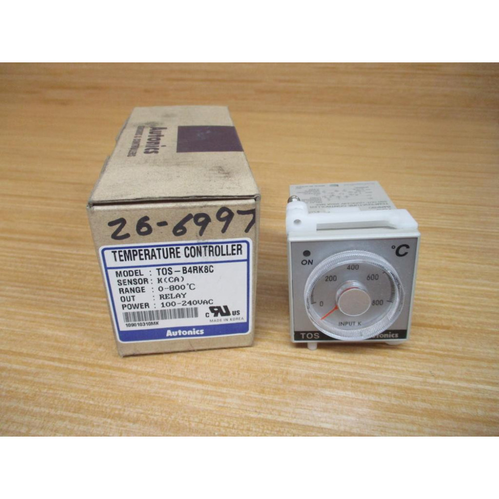 Autonics TOS-B4RK8C Temperature Controller TOSB4RK8C Autonics TOS-B4RK8C Temperature Controller TOSB4RK8C