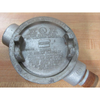 Cooper Crouse Hinds GUAC 26 34" Conduit Outlet Box GUAC26 - Used