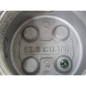 Cooper Crouse Hinds GUAL26 34" Conduit Outlet Box With Cover