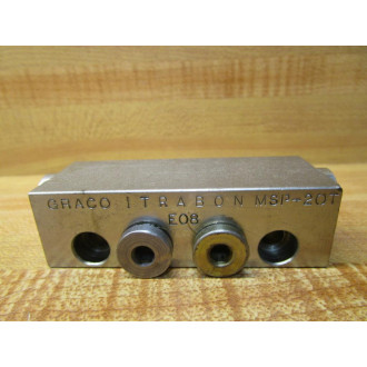 Graco Trabon MSP-20T Manifold Valve MSP20T WScrews - New No Box