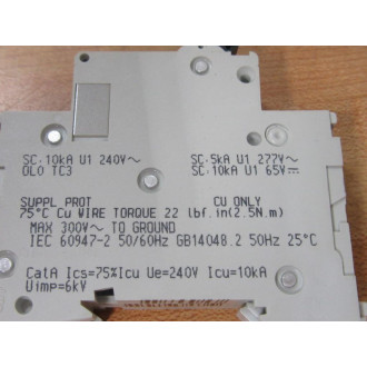 Schneider 24427 Square D Breaker 3A Merlin Gerin MG24427