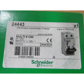 Schneider 24443 Square D Breaker 2A MG24443 Merlin Gerin