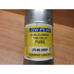 Buss LPS-RK-200SP Bussmann Fuse Cross Ref 4XF82 Short Body - Used