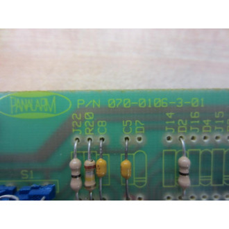 Panalarm 070-0106-3-01 Alarm Panel Board Model 70TFS1N - Used