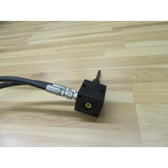 Vektek 20-1210-00 Hydraulic Block Cylinder 20121000 W Hoses - Used