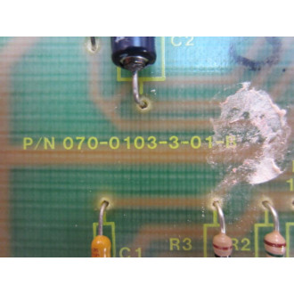 Panalarm 070-0106-3-01 Board Model 70TFS1N 070-0103-3-01-B - Used