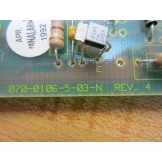 Panalarm 070-0106-3-01 Board Model 70TFS1N - Used