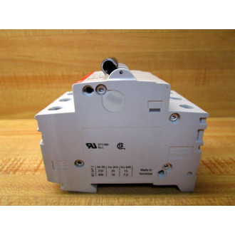 ABB S203-K25 Circuit Breaker S 203 K 25 A Cracked HSNG. On Bottom - Used