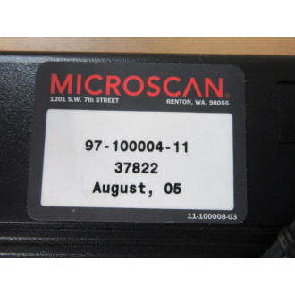 Microscan 97-100004-11 Power Supply AD60W1P-310B