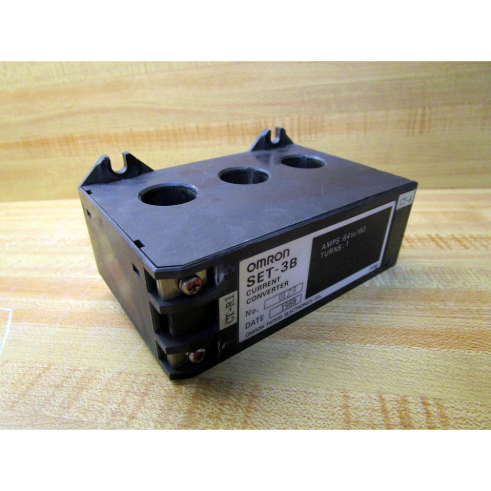 Omron SET-3B Current Converter SET3B - Used