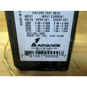 Advance 71A6091-A Transformer 71A6091A - Used
