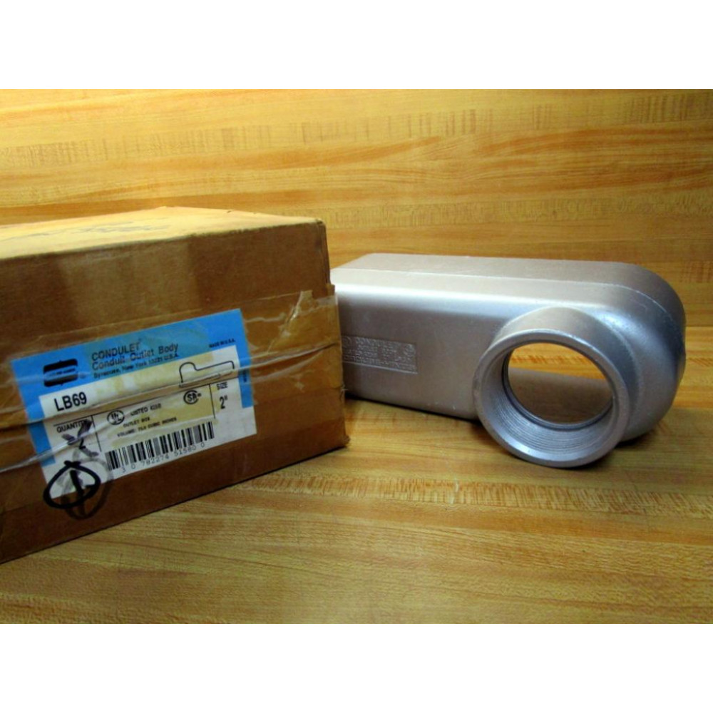 Crouse & Hinds LB69 2" Conduit Body