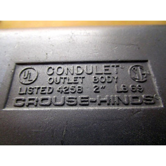 Crouse & Hinds LB69 2" Conduit Body