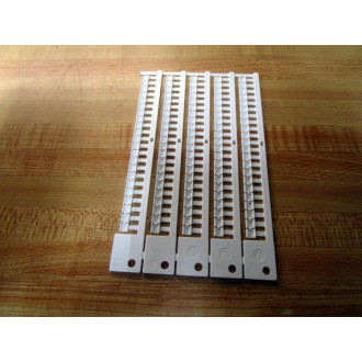 MurrPlastik 86401814 Terminal Block Label WGO 55-5-WS (Pack of 1100)