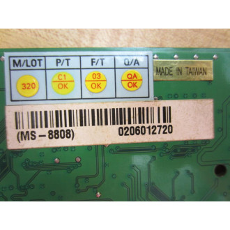 Vanta TNT2M64 Graphics Card MS8808 - Parts Only