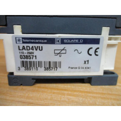 Schneider LC1D25P7 Telemecanique Contactor Square D WLAD4VU - Used