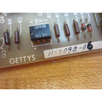 Gettys 11-0092-100 Current Limit Board 110092100 11-0092-06 - Used