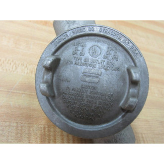 Crouse & Hinds GUAD-26 34" Conduit Body GUAD26 - New No Box