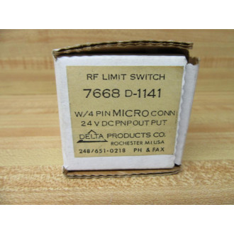 Delta 7668-D-1141 RF Limit Switch 7668D1141