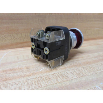 Allen Bradley 800T-FXQH10RA1 Button 800TFXQH10RA1 w800T-XA1 800T-Blank - Used