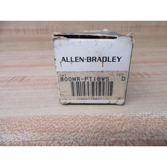 Allen Bradley 800MR-PT16WS Pushbutton Switch 800MR-PT16S