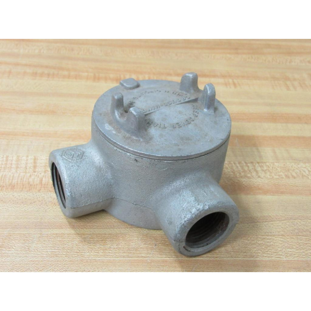 Crouse & Hinds GUAL 36 Conduit Outlet Box GUAL36 - Used