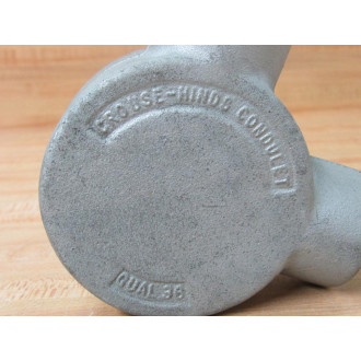 Crouse & Hinds GUAL 36 Conduit Outlet Box GUAL36 - Used