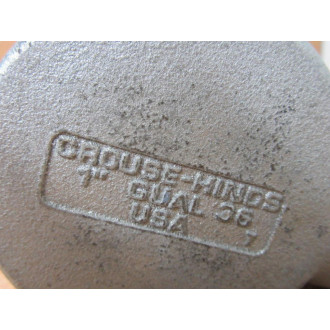Crouse & Hinds GUAL 36 Conduit Outlet Box GUAL36 - New No Box