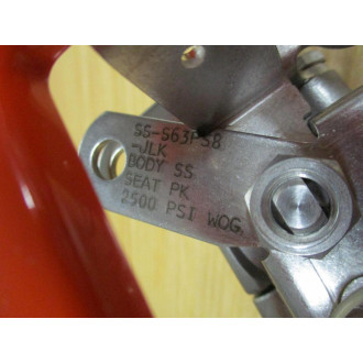 Whitey Swagelok SS-S63PS8-JLK Ball Valve SSS63PS8JLK - New No Box