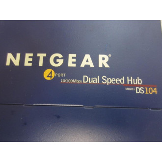 Net Gear DS104 Hub DS104NA 4 Port - Used