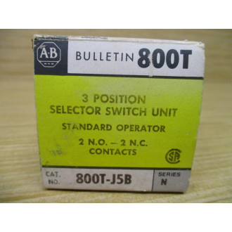 Allen Bradley 800T-J5B Selector Switch Ser.N