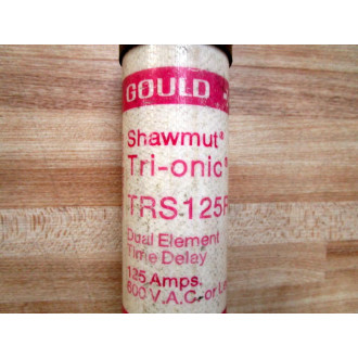 Gould Shawmut TRS125R Fuse  TRS125R Dual-Element - Used