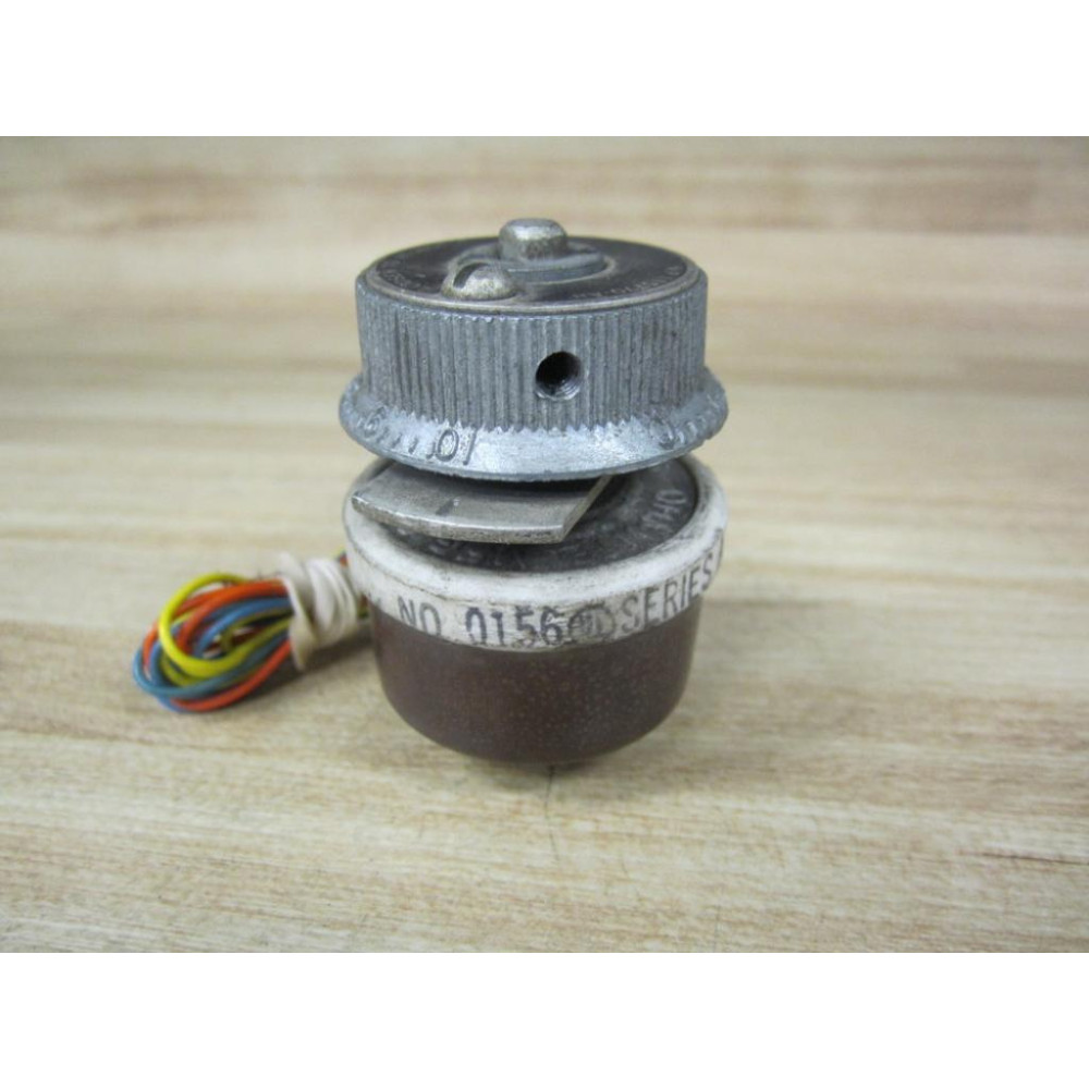 Ohmite 0156 Rheostat 500 Ohms WWires - Used
