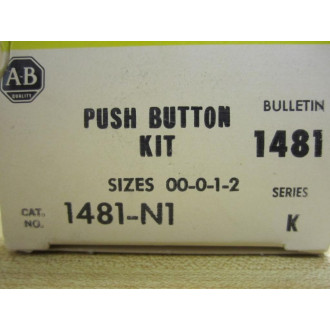 Allen Bradley 1481-N1 Push Button Kit 1481N1