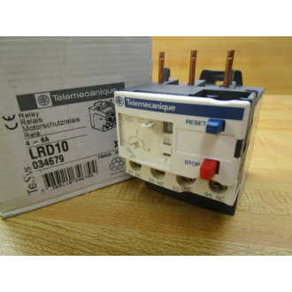 Telemecanique LRD10 Schneider Overload Relay 034679