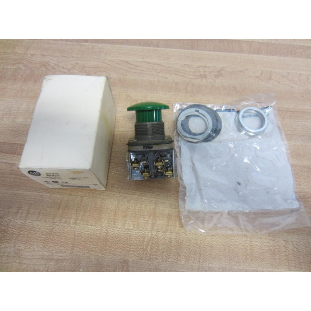 Allen Bradley 800T-D1A Pushbutton 800TD1A Series T Green