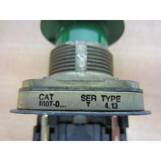 Allen Bradley 800T-D1A Pushbutton 800TD1A Series T Green