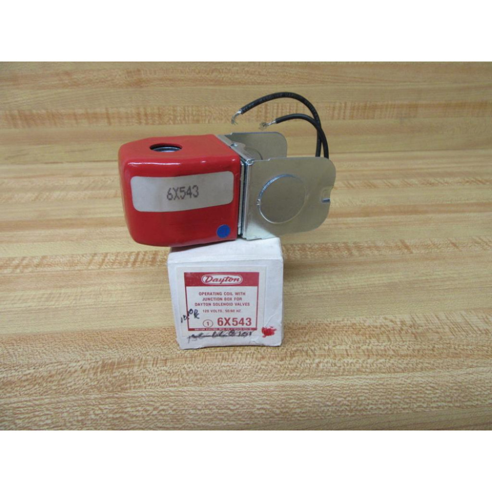 Dayton 6X543 Solenoid Coil WO Junction Box Cover