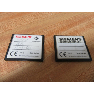 SanDisk SDCFJ Memory Card 512 MB (Pack of 2) - Used