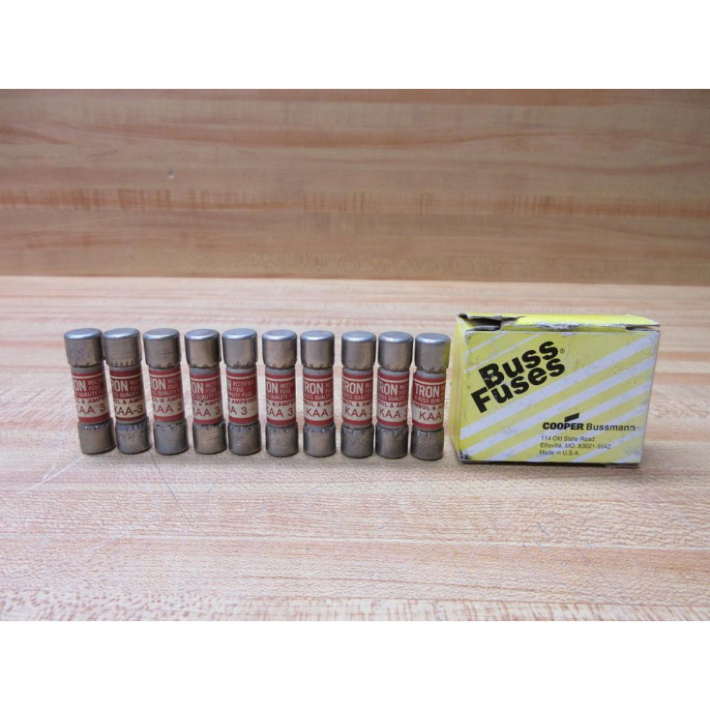 Buss KAA-3 Bussmann Tron Fuse KAA3 (Pack of 10)