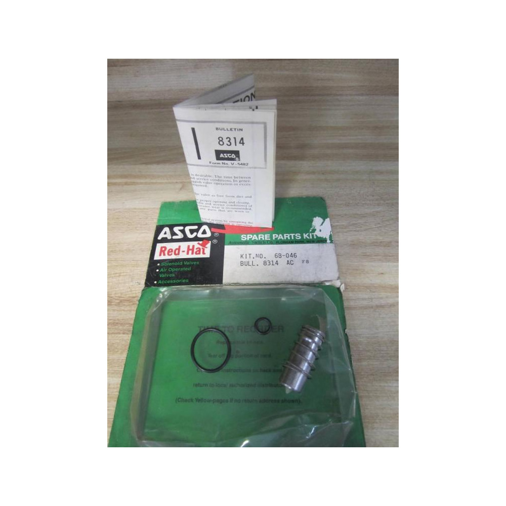 Asco 68-046 Spare Parts Kit 68046 2 O-Rings