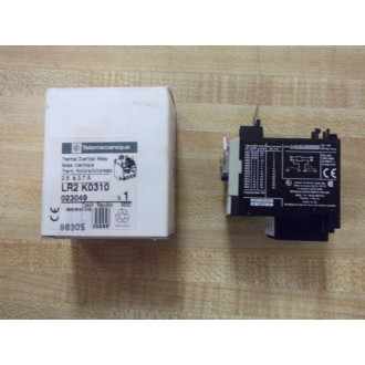 Telemecanique LR2-K0310 Schneider Overload Relay 023049 Dial Range: 2.6-3.7