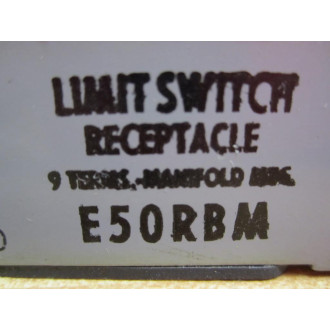 Cutler Hammer E50RBM Eaton Limit Switch Receptacle - Used