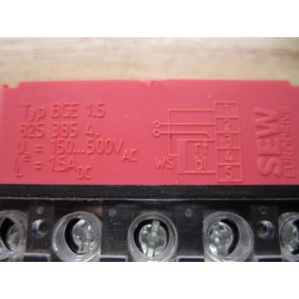 SEW Eurodrive BGE 1.5 Rectifier 825 385 4