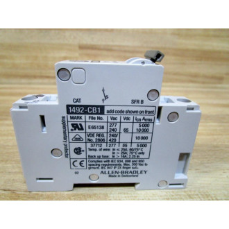 Allen Bradley 1492-CB1G040 Breaker 1492CB1G040 4A Series B - Used