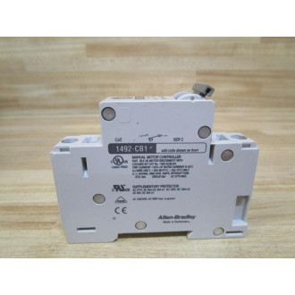 Allen Bradley 1492-CB1G100 Circuit Breaker 1492CB1G100 10A Ser C 2HP (Pack of 2) - Used