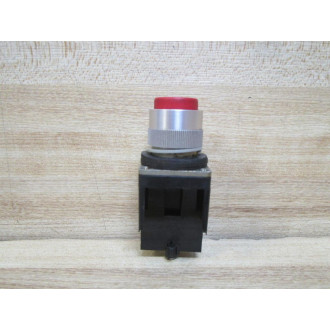 Allen Bradley 800MR-B6 Pushbutton 800MRB6 Without Contact (Pack of 3) - Used