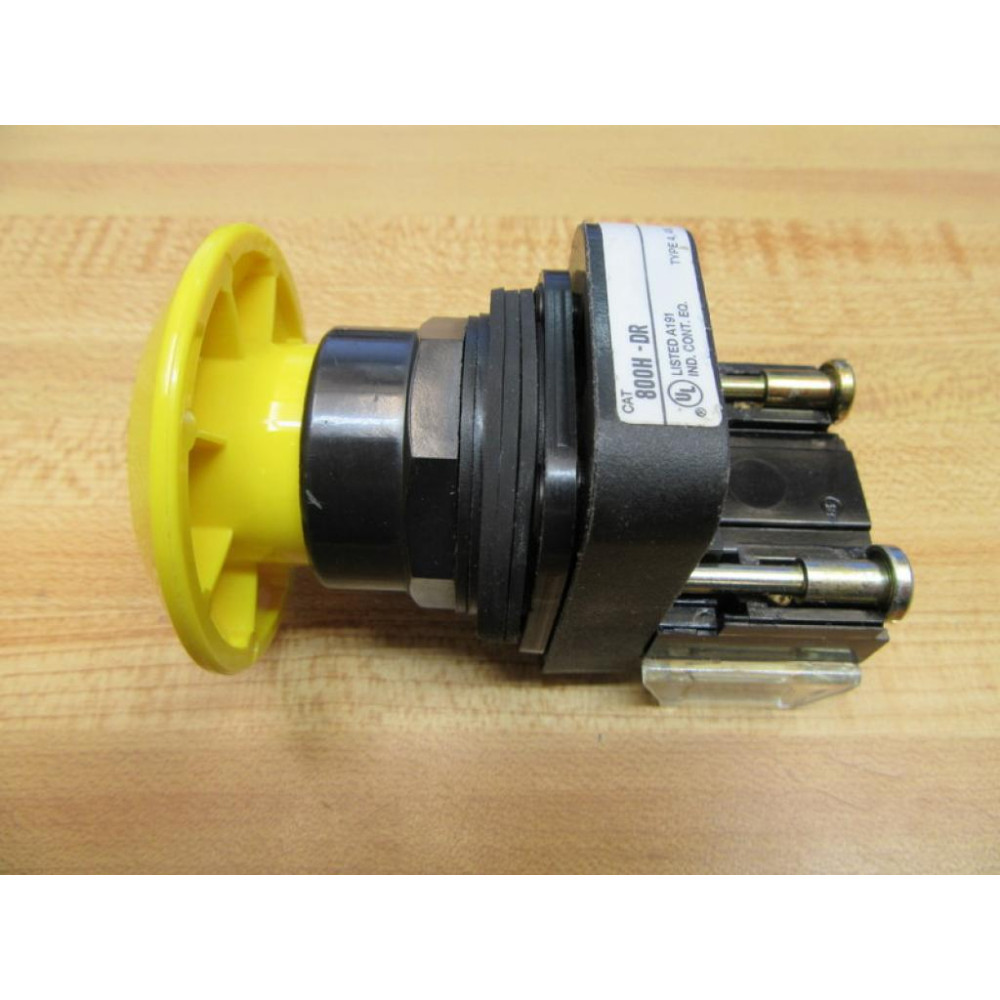 Allen Bradley 800H-DR Pushbutton Yellow 800H-DR9D1 - New No Box