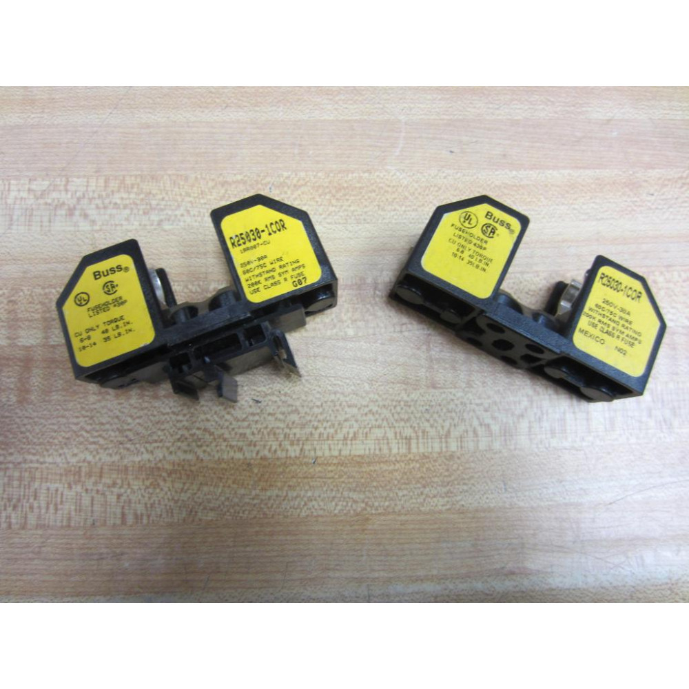 Bussmann R25030-1COR Fuse Holder R250301COR (Pack of 2) - New No Box
